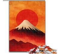 Puzzle da 1000 pezzi per adolescenti sul Monte Fuji, Giappone, antistress, regalo divertente per trascorrere il tempo in casa (26x38cm)