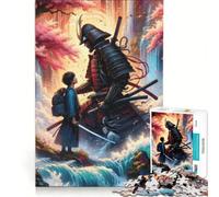 Puzzle da 1000 pezzi per adolescenti "Sulle orme di mio padre", giocattolo antistress, attività divertenti da fare in casa, ottimo regalo per gli appassionati di videogiochi 38x26cm