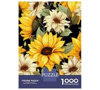 Puzzle Da 1000 Pezzi Per Adolescenti Sunflowers And Daisies Puzzle Per Adolescenti Gioco Pratico Decorazione Perfetta Per È Ideale Come Regalo 70x50cm/1000pcs