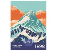 Puzzle Da 1000 Pezzi Per Adolescenti Sunset on Everest Puzzle Per Adulti Giocattolo Decorazione Da Parete Vacanza A Casa Ammazzare Il Tempo È Ideale Come Regalo 70x50cm/1000pcs