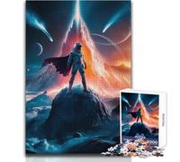 Puzzle da 1000 pezzi per adolescenti Super Astronauta Accogliente Rilassante Giocattolo da gioco per interni Tempo libero Taglio di precisione avanzato Dimensioni 50x75cm