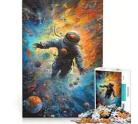 Puzzle da 1000 pezzi per adolescenti "Swallowed By The Universe" - Giochi rilassanti antistress - Lista dei desideri con Babbo Natale 50x75cm