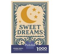 Puzzle Da 1000 Pezzi Per Adolescenti Sweet Dreams Moon And Stars Art Puzzle Per Adulti Gioco Rompicapo Antistress Per Compleanno, Natale 70x50cm/1000pcs