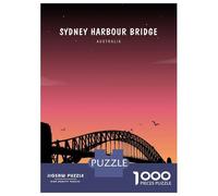 Puzzle Da 1000 Pezzi Per Adolescenti SYDNEY HARBOUR BRIDGE Puzzle Per Adulti Giochi Rilassanti Taglio Di Precisione Regali Di Natale E Compleanno 52x38cm/1000pcs