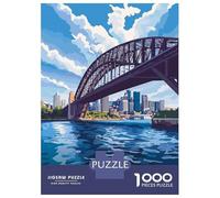 Puzzle Da 1000 Pezzi Per Adolescenti Sydney Harbour Bridge Puzzle Per Adulti Gioco Per Famiglie Assemblaggio Di Modelli Regali Unici Per Compleanni E Occasioni Speciali 38x26cm/1000pcs