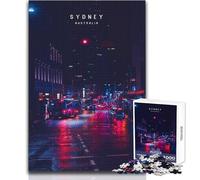 Puzzle da 1000 pezzi per adolescenti Sydney Rompicapo Giochi per famiglie Analisi e logica Giocattolo Decorazione da parete Dimensioni 50x75cm