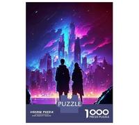 Puzzle Da 1000 Pezzi Per Adolescenti Synthetic Skyscape Lovers Puzzle Per Adulti Gioco Pratico Sfida Difficile Regali Per Amici E Familiari 52x38cm/1000pcs