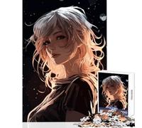Puzzle da 1000 pezzi per adolescenti Synthwave Anime Girl giocattolo educativo regalo per donne e uomini gioco rompicapo collezione di artisti belle arti dimensioni 50x75cm