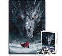 Puzzle da 1000 pezzi per adolescenti Tairn e Andarna Quarta Ala Bellissimo design Gioco Regalo di compleanno Opera d'arte Dimensioni 38x52cm