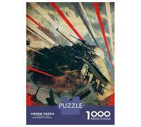 Puzzle Da 1000 Pezzi Per Adolescenti Tank Warfare M4 Sherman Puzzle Per Adulti Gioco Pratico Vacanza A Casa Passa Il Tempo Aiuta Ad Allenare Il Cervello 38x26cm/1000pcs