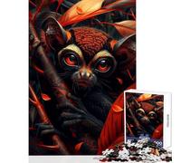 Puzzle da 1000 pezzi per adolescenti Tarsier My Funny Friend Decorazione per la casa Giocattoli Ottimo regalo per giochi di famiglia Collezione di artisti Belle arti Dimensioni 38x52cm