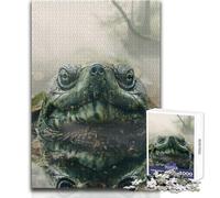 Puzzle da 1000 pezzi per adolescenti Tartaruga di palude Mystique Rompicapo Giochi per famiglie Decorazione per la casa Giocattoli antistress Dimensioni 38x26cm