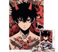 Puzzle da 1000 pezzi per adolescenti tatuaggi di demoni anime giocattoli antistress regali di Babbo Natale segreto giochi educativi per migliorare l'amore tra coppie dimensioni 38x26cm