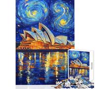 Puzzle da 1000 pezzi per adolescenti teatro dell'opera di notte puzzle per adulti giocattolo decorativo da parete difficile ideale come regalo per tutta la famiglia (dimensioni 38x26cm)