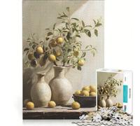 Puzzle da 1000 pezzi per adolescenti, tema agrumi e nostalgia, gioco rilassante, antistress intellettuale, compleanno e altre occasioni 38x26cm