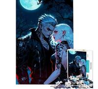 Puzzle da 1000 pezzi per adolescenti tema amore tra vampiri rompicapo gioco intellettuale ottimo regalo per donne (dimensioni 50x75cm)