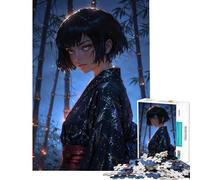 Puzzle da 1000 pezzi per adolescenti tema anime femminile | Spirito della foresta mistica gioco educativo e stimolante ideale come regalo di compleanno (dimensioni 38x26cm)
