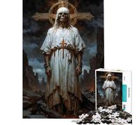 Puzzle da 1000 pezzi per adolescenti tema apocalisse sfida per l'intelligenza e il cervello giocattolo avvincente gioco educativo difficile ottimo regalo (dimensioni 38x26cm)