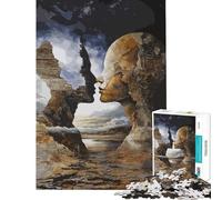 Puzzle da 1000 pezzi per adolescenti tema "Bacio della Terra" ideale per compleanni e Natale Migliora la memoria Gioco impossibile adatto a persone dai 14 anni in su (38x26cm)