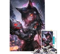 Puzzle da 1000 pezzi per adolescenti tema Cyberpunk Anime giocattolo educativo rilassante ideale per il divertimento in famiglia e come regalo di Babbo Natale segreto (dimensioni 38x26cm)