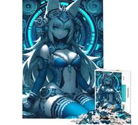 Puzzle da 1000 pezzi per adolescenti tema Cyberpunk Anime Girl Gaming puzzle per ragazzi gioco per famiglie decorazione da parete difficile e stimolante (dimensioni 38x26cm)