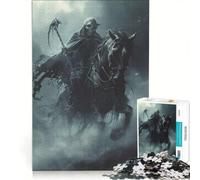 Puzzle da 1000 pezzi per adolescenti, tema "Deaths Grim Ride", gioco educativo, attività divertenti da fare in casa, per rafforzare l'amore tra le coppie 50x75cm
