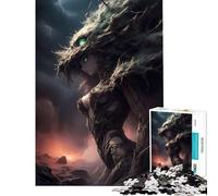 Puzzle da 1000 pezzi per adolescenti tema dessert Regina della Terra puzzle fai-da-te taglio di precisione ideale come regalo per tutta la famiglia (38x26cm)