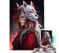 Puzzle da 1000 pezzi per adolescenti tema fantasy samurai gioco educativo sfida gioco per famiglie antistress regalo di compleanno (dimensioni 50x75cm)