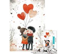 Puzzle da 1000 pezzi per adolescenti tema "Innamorarsi San Valentino" difficile e stimolante un'opera d'arte gioco divertente adatto a persone dai 14 anni in su (38x52cm)