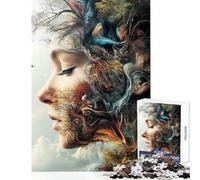 Puzzle da 1000 pezzi per adolescenti tema Madre Natura giochi di manipolazione e relax regalo per donne decorazione per la casa giocattoli per compleanno e Natale (38x52cm)