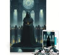 Puzzle da 1000 pezzi per adolescenti tema "Rituale segreto mistico e oscuro" giocattolo educativo attività divertenti da fare a casa gioco stimolante regalo 38x52cm