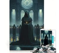 Puzzle da 1000 pezzi per adolescenti tema "Rituale segreto mistico e oscuro" giocattolo fai-da-te migliora la memoria collezione d'artista belle arti 50x75cm