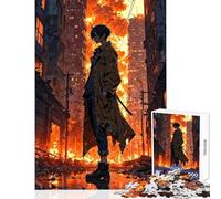 Puzzle da 1000 pezzi per adolescenti tema Sopravvissuto nella terra desolata 1000 pezzi decorazione per la casa giocattolo opera d'arte regalo decorazione perfetta (50x75cm)