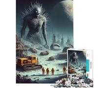 Puzzle da 1000 pezzi per adolescenti tema Spazio proibito giochi rilassanti per tutta la famiglia stimola l'attività cerebrale (dimensioni 50x75cm)