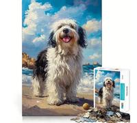 Puzzle da 1000 pezzi per adolescenti,tema spiaggia,bordi precisi,gioco di risoluzione di problemi,divertente e accogliente,decorazione natalizia (38x26cm)