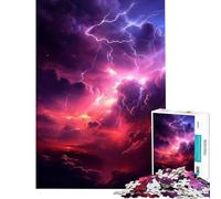 Puzzle da 1000 pezzi per adolescenti tema tempesta apocalittica sfida per l'intelligenza giocattolo educativo che crea dipendenza migliora la memoria regalo di compleanno (dimensioni 75x50cm)