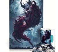 Puzzle da 1000 pezzi per adolescenti tema vampiro morte anime ragazza gioco per famiglie regalo di compleanno regalo di viaggio 38x26cm