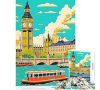 Puzzle da 1000 pezzi per adolescenti tema: viaggi natura vintage giocattolo educativo regalo per compleanni giochi rilassanti adatto per la decorazione del desktop dimensioni: 38x52cm