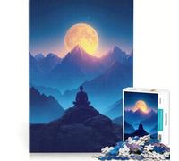 Puzzle da 1000 pezzi per adolescenti tema yoga e meditazione gioco per famiglie decorazione da parete per rafforzare l'amore tra le coppie 38x52cm