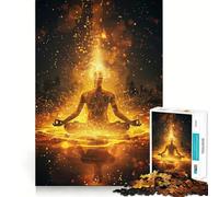 Puzzle da 1000 pezzi per adolescenti,tema yoga e meditazione,stimolante per le capacità cognitive,divertente,con incastro sicuro e pezzi che non si staccano,un modo coinvolgente per passare