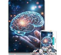 Puzzle da 1000 pezzi per adolescenti "Tempesta di cervelli" per adulti e ragazzi ideale come regalo per tutta la famiglia adatto per bambini di età compresa tra 50 e 14 anni (50x75cm)