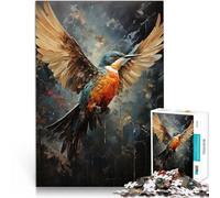 Puzzle da 1000 pezzi per adolescenti Tempesta di mosche colibrì Giocattoli da gioco per regalo di famiglia Ottimi regali e giocattoli 38x26cm