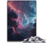 Puzzle da 1000 pezzi per adolescenti "Tempesta di nuvole", impegnativo e difficile, con pezzi completamente interconnessi di forma casuale, 50x75cm
