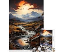 Puzzle da 1000 pezzi per adolescenti Tempesta sulla Patagonia Decorazione per la casa Giocattoli Ottimo regalo per giochi Giochi rilassanti Sfida educativa Dimensioni 50x75cm