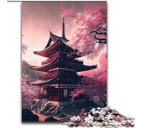 Puzzle da 1000 pezzi per adolescenti Tempio giapponese, giocattoli educativi ideali come regalo per tutta la famiglia dai 14 anni in su (dimensioni 50x75cm)