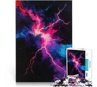 Puzzle da 1000 pezzi per adolescenti Temporale astratto Antistress Vacanza in patria Uccidere il tempo con poster abbinato e foglio di quiz 52x38cm