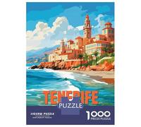 Puzzle Da 1000 Pezzi Per Adolescenti Tenerife Spain Coast Puzzle Per Adolescenti Gioco Pratico Decorazione Perfetta Per È Ideale Come Regalo 52x38cm/1000pcs
