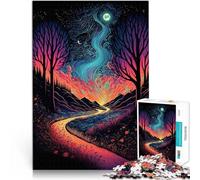 Puzzle da 1000 pezzi per adolescenti Terra colorata 2 per il giocattolo di sfida del gioco educativo Giocattoli per la decorazione della casa 75x50cm