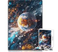 Puzzle da 1000 pezzi per adolescenti, Terra dell'Universo, Calma Perfetta, Rilassante, Hobby, Taglio Pulito e Consistente, Giocattolo da Gioco, Dimensioni 50x75cm
