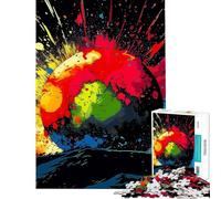 Puzzle da 1000 pezzi per adolescenti Terra fragile Tellus puzzle per adulti giochi divertenti decorazione per la casa compleanni e occasioni speciali (dimensioni 38x52cm)